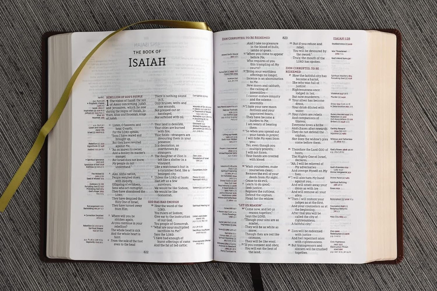 Thompson Chain-Reference Bible, Leathersoft Brown, 1995 Text, Red Letter, Comfort Print - Durable Hardcover Edition
