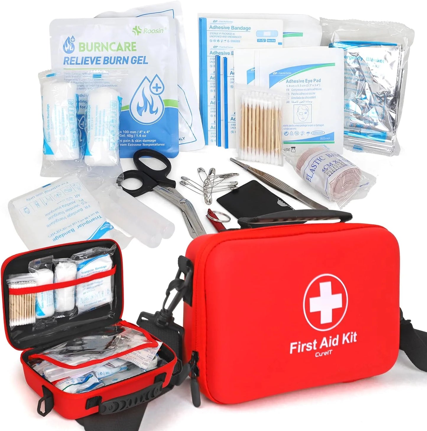 1. Durable EVA Hard Case First Aid Kit with Shoulder Strap for Emergency Preparedness
2. Adventure-Ready First Aid Kit for Travel, Outdoor Survival, and Emergency Medical Needs
3. Compact and Portable First Aid Kit with Tough EVA Design for Ultimate Protection
