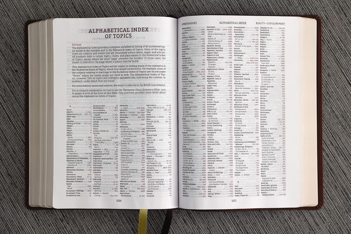 Thompson Chain-Reference Bible, Leathersoft Brown, 1995 Text, Red Letter, Comfort Print - Durable Hardcover Edition
