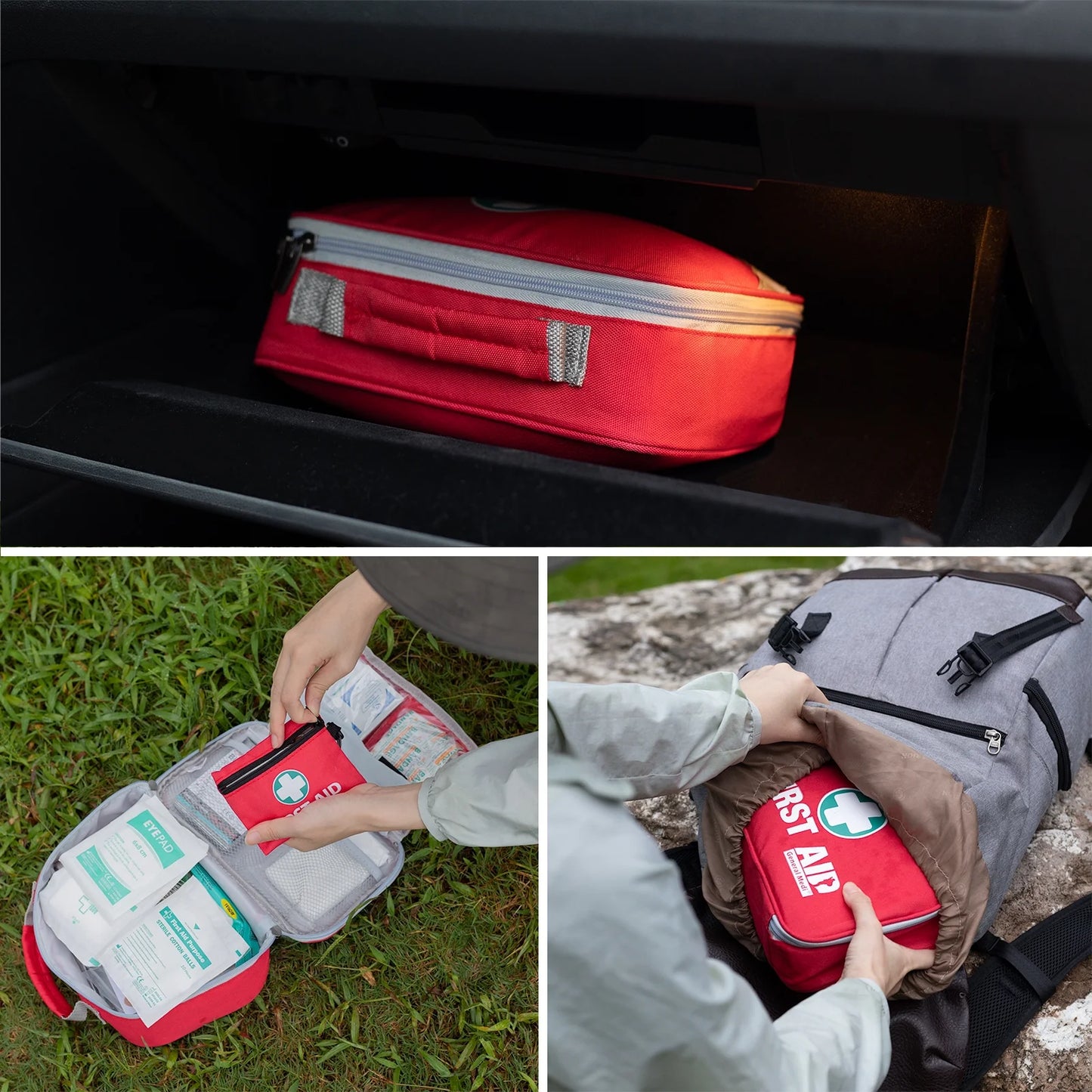 1. Premium 215-Piece First Aid Kit with Bonus 43-Piece Mini Kit for Emergency Preparedness
2. Durable and Portable Emergency Medical Kit for Home, Travel, and Outdoor Adventures
3. Professional-Grade First Aid Kit with Organized Interior and Compact Design