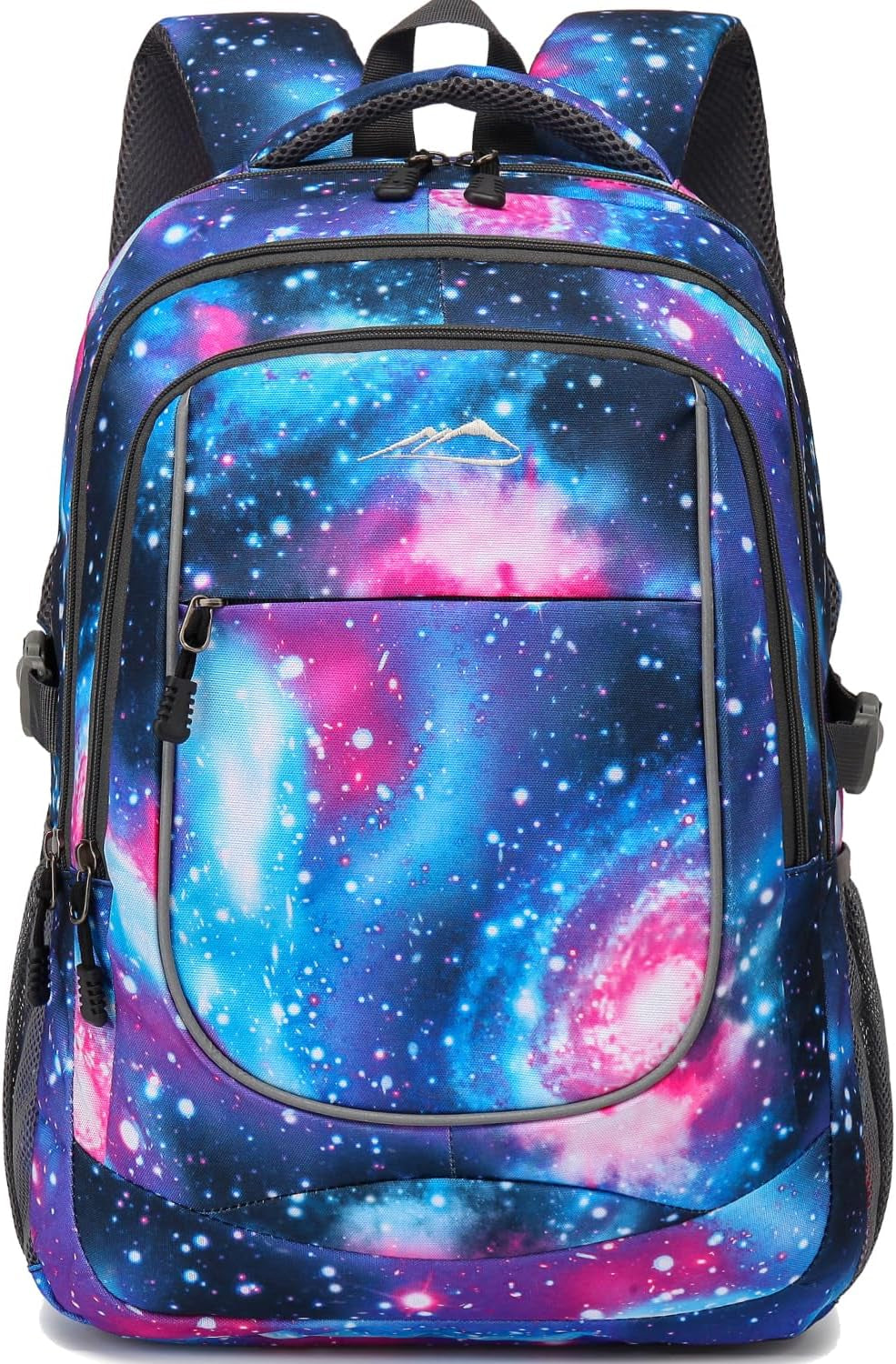 Proetrade Purple A Backpack - Stylish & Durable Bookbag for College, Travel & Hiking, Fits 15.6" Laptop, Multi-Compartment Design with Night Light & Reflective Details, Perfect Gift for Men & Women!