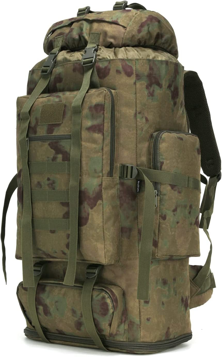 Ultimate 70L/100L Hiking Backpack for Men - Military-Grade Molle Rucksack, Ideal for 3-Day Camping & Climbing Adventures