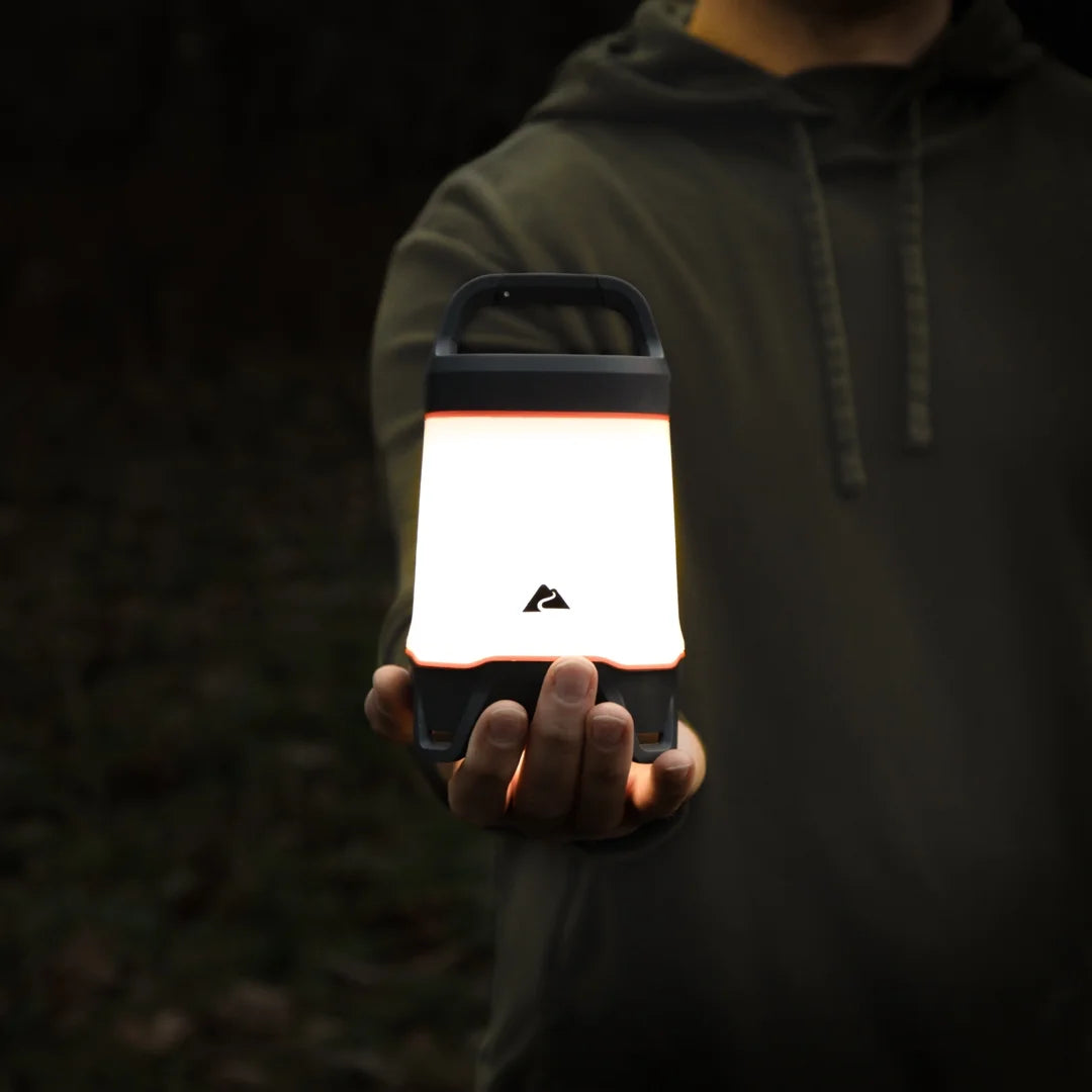 Image of the Ozark Trail 500 Lumen LED Lantern, featuring a durable design, 42-hour runtime, and multiple lighting modes, ideal for camping, hiking, and outdoor use, displayed on a clean white background.