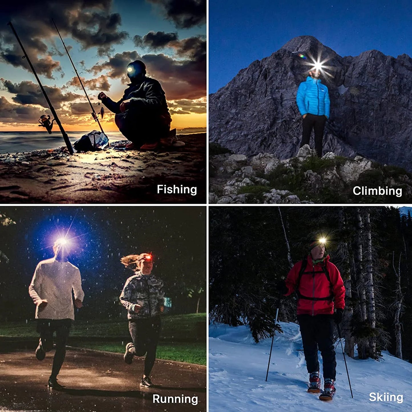 "90,000 Lumen Professional Emergency Headlamp - IPX7 waterproof with 5 light modes for emergencies and outdoor exploration."