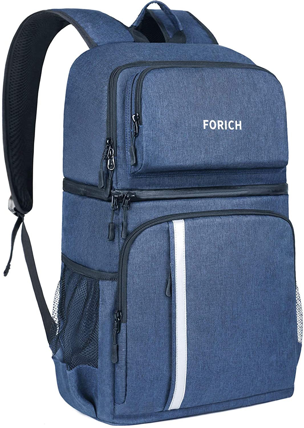 FORICH Lightweight Waterproof Backpack Cooler - Insulated, Leakproof Soft Cooler for Work, Beach, Picnics, Camping & Hiking - Holds 30 Cans