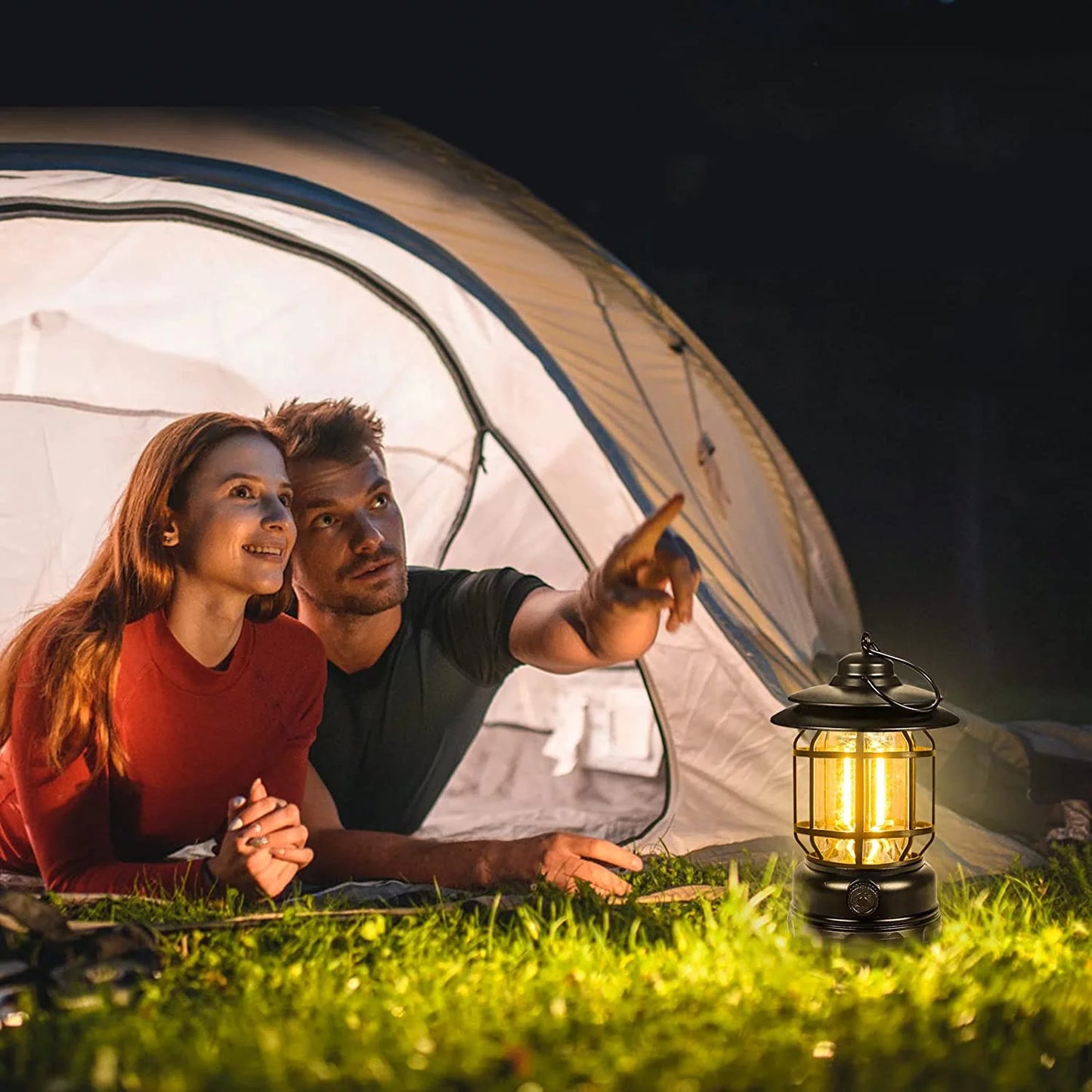 360° COB LED emergency lantern with USB-C charging. Provides 1000 lumens of bright light, weatherproof design, and compact portability for emergencies and outdoor adventures.