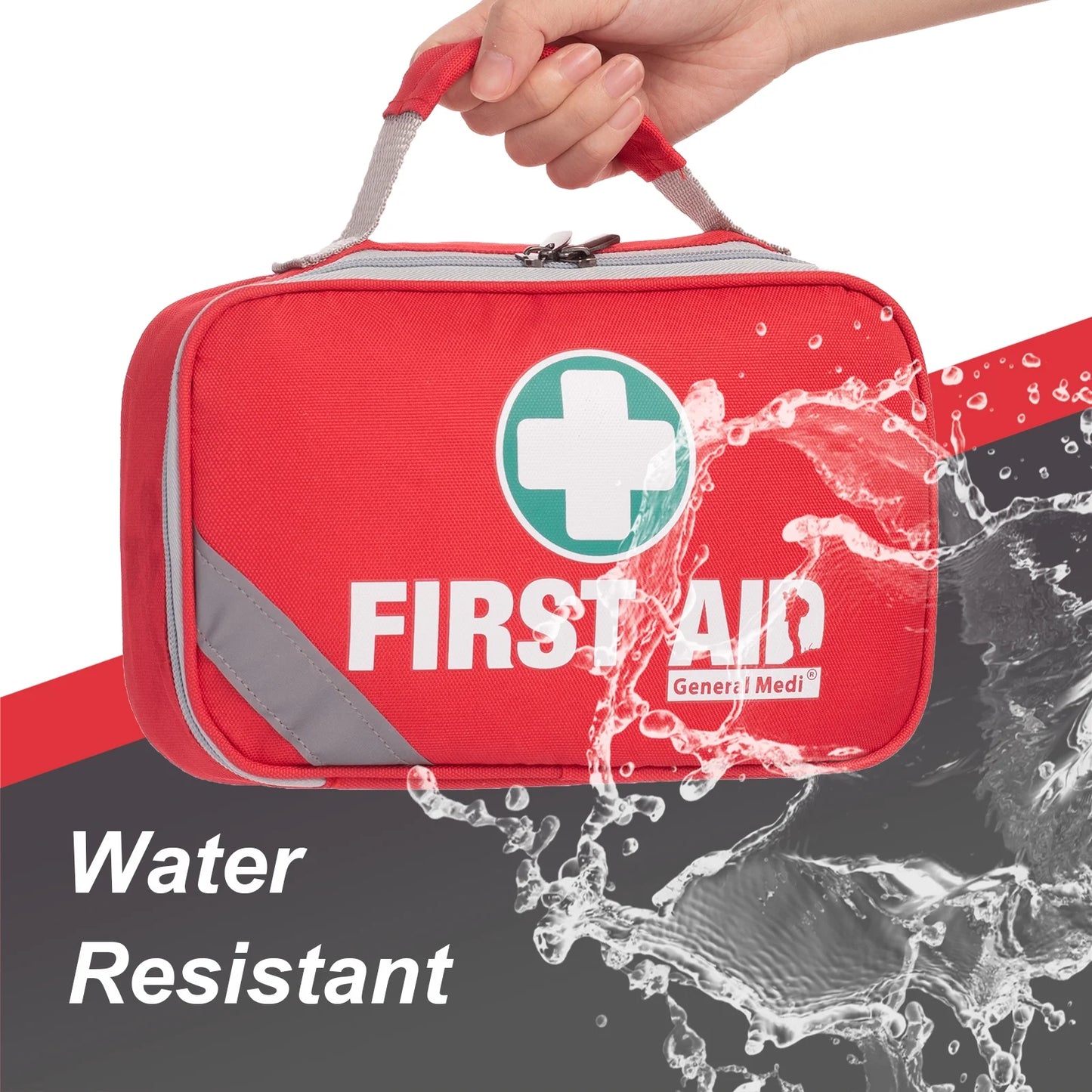 1. Premium 215-Piece First Aid Kit with Bonus 43-Piece Mini Kit for Emergency Preparedness
2. Durable and Portable Emergency Medical Kit for Home, Travel, and Outdoor Adventures
3. Professional-Grade First Aid Kit with Organized Interior and Compact Design