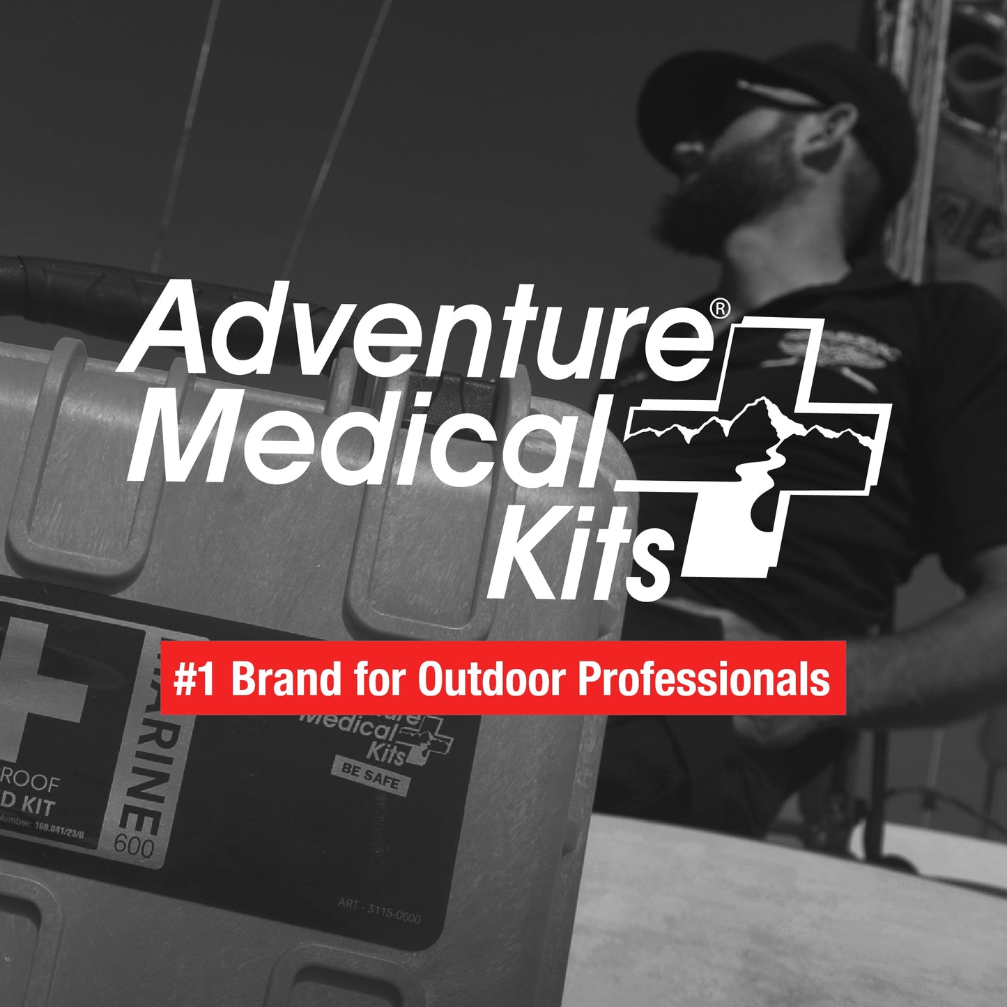 "USCG Approved Marine First Aid Kit with waterproof case, designed for 8-person boating emergencies."