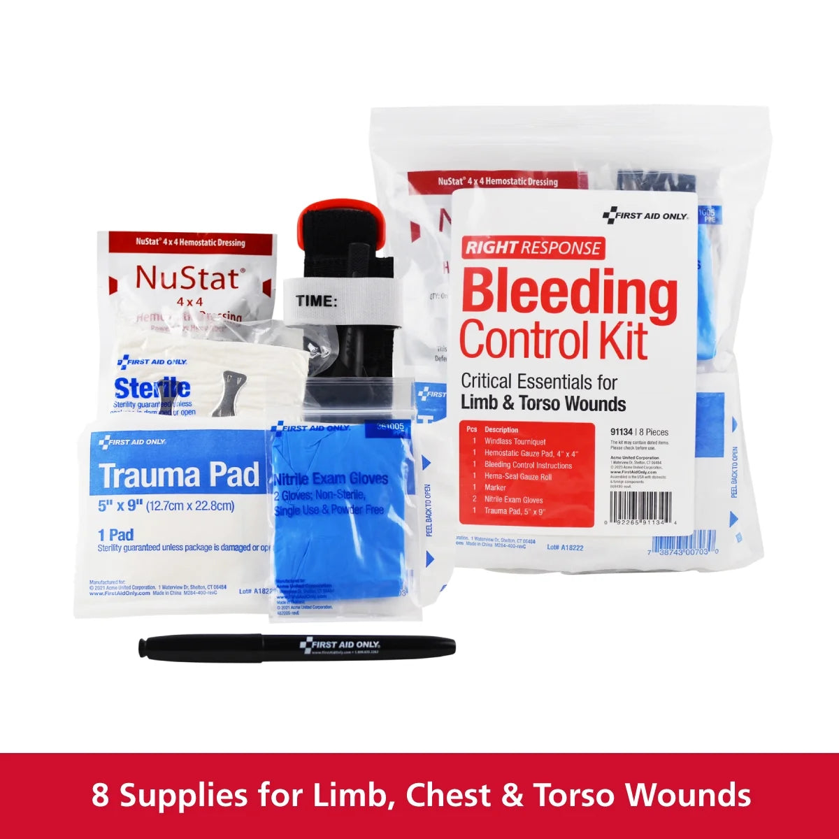 1. Bleeding Control Kit with Emergency Tourniquet and Hemostatic Gauze for Trauma Response
2. Compact Critical Trauma First Aid Kit for Rapid Bleeding Control in Emergencies
3. Portable Emergency Medical Kit with Quick-Response Guide for Severe Injuries
