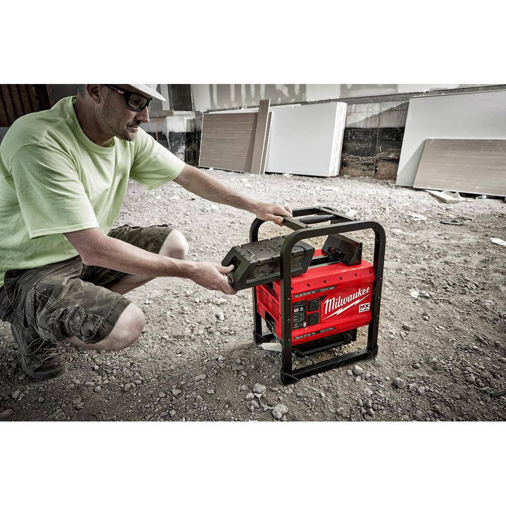Powerful MX FUEL 3600W/1800W Portable Battery Generator with 3 XC Batteries - Push Start Convenience!
