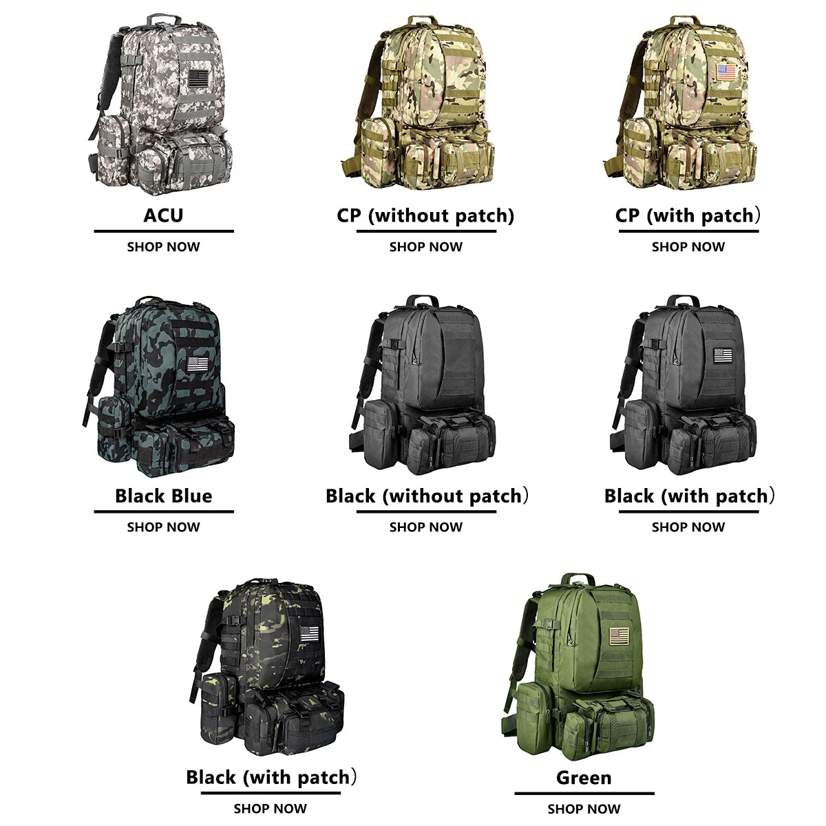 "Brightify 60L Camping & Hiking Backpack in black - water-resistant, spacious, and perfect for outdoor adventures."