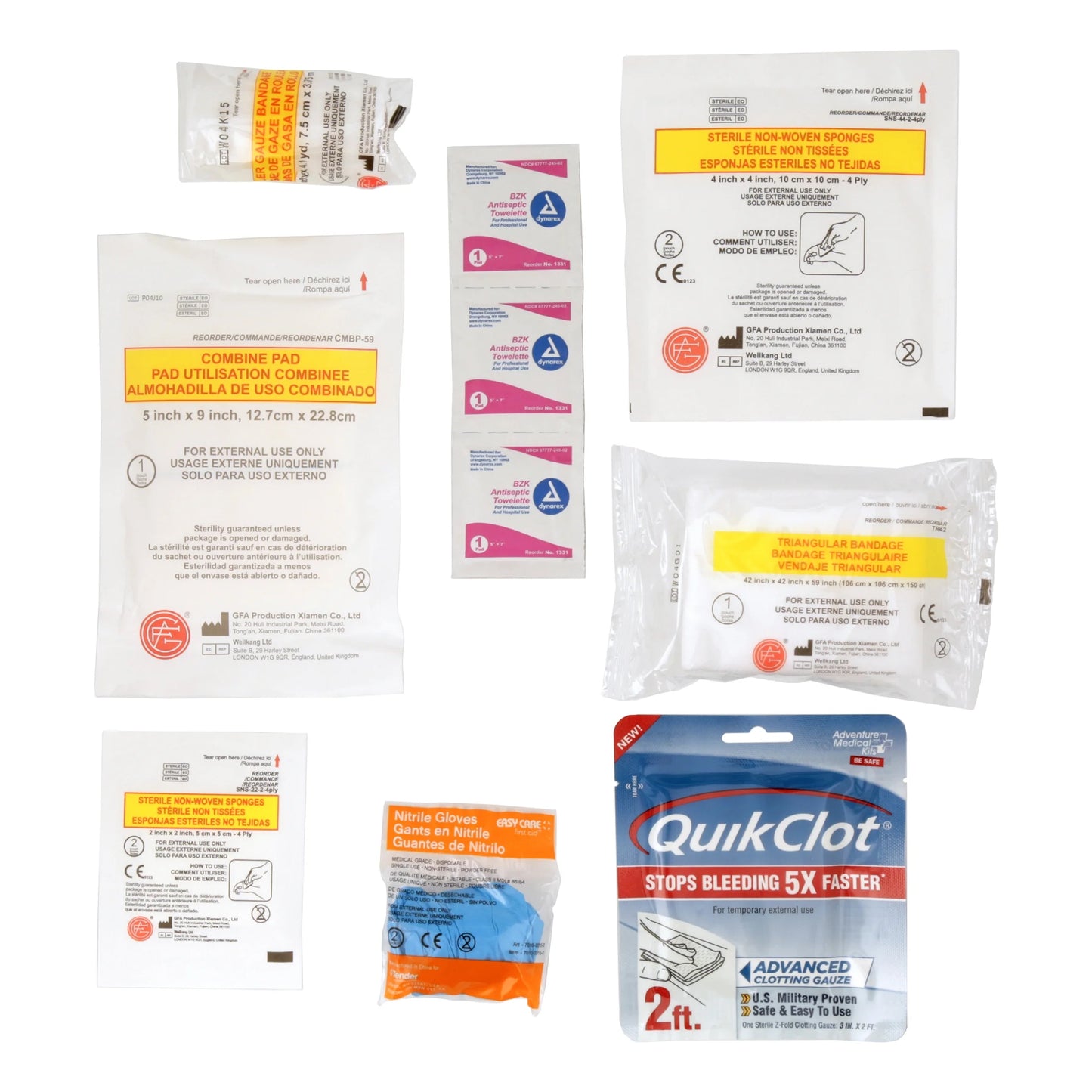 1. Adventure Medical Trauma Pak with QuikClot for Rapid Emergency Response
2. Compact First Aid Kit with Advanced Clotting Gauze for Outdoor Adventures
3. Lightweight and Portable Trauma Pak for Hiking, Camping, and Severe Injuries