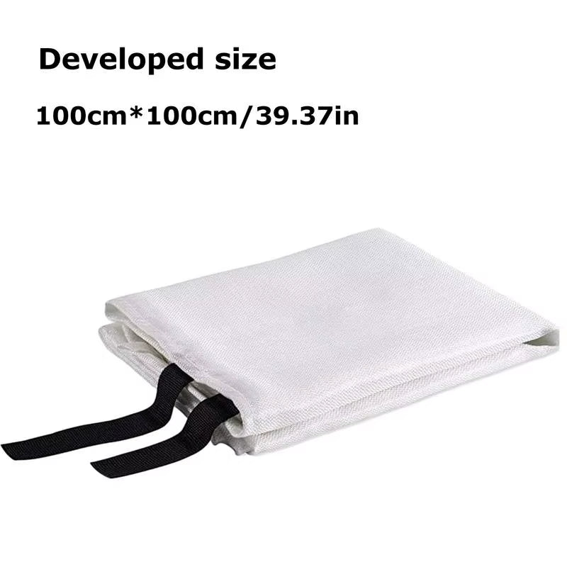 Fire Blanket Fire Blankets to Smother a Kitchen Fire 1X1M Fire Retardant Blanket Fire Suppression Blanket for Camping Grill Car