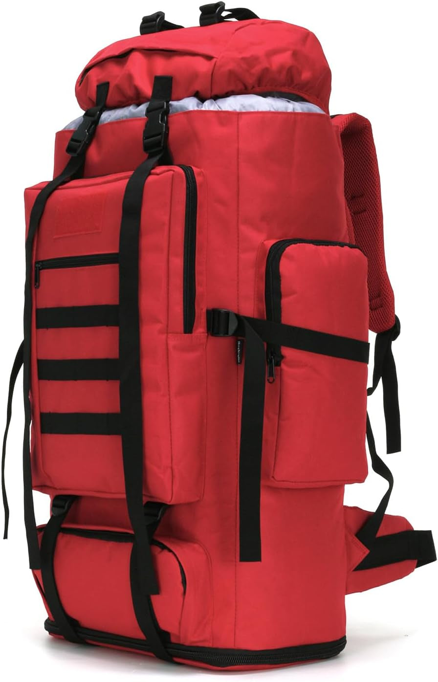 Ultimate 70L/100L Hiking Backpack for Men - Military-Grade Molle Rucksack, Ideal for 3-Day Camping & Climbing Adventures