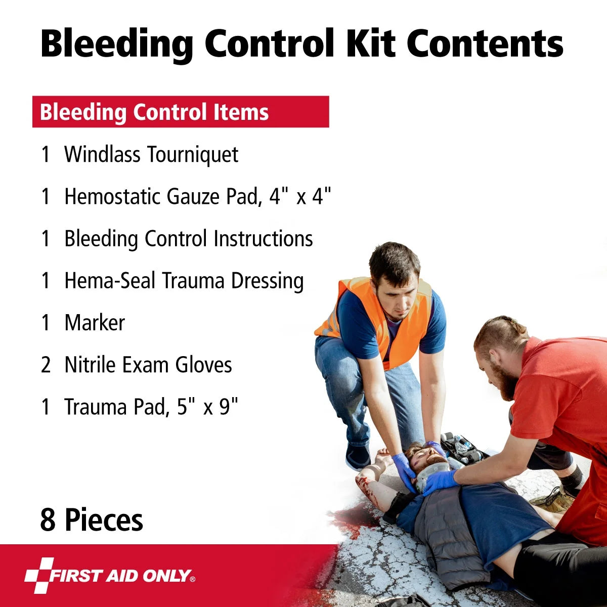 1. Bleeding Control Kit with Emergency Tourniquet and Hemostatic Gauze for Trauma Response
2. Compact Critical Trauma First Aid Kit for Rapid Bleeding Control in Emergencies
3. Portable Emergency Medical Kit with Quick-Response Guide for Severe Injuries