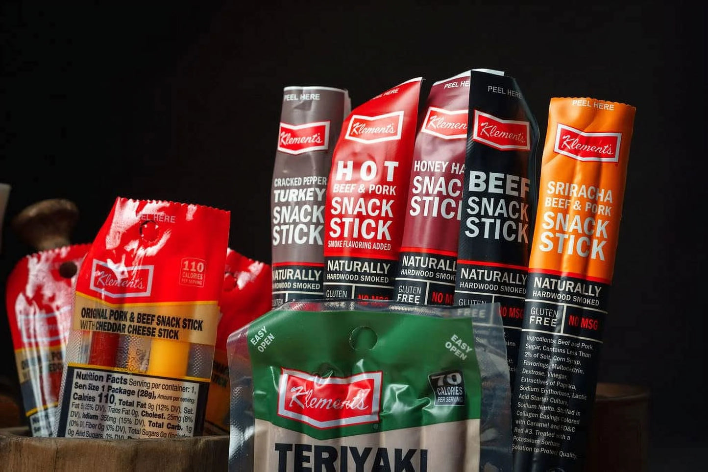 Ultimate Jerky Gift Basket - 52-Piece Variety Pack of Beef, Pork, Turkey & Ham Snack Sticks - High Protein Healthy Treats for Men - Perfect Unique Gift!