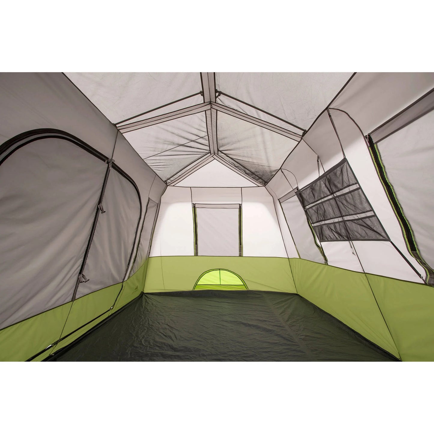 "9-Person Instant Cabin Tent with Screen Room - waterproof, easy setup, and perfect for family camping adventures."