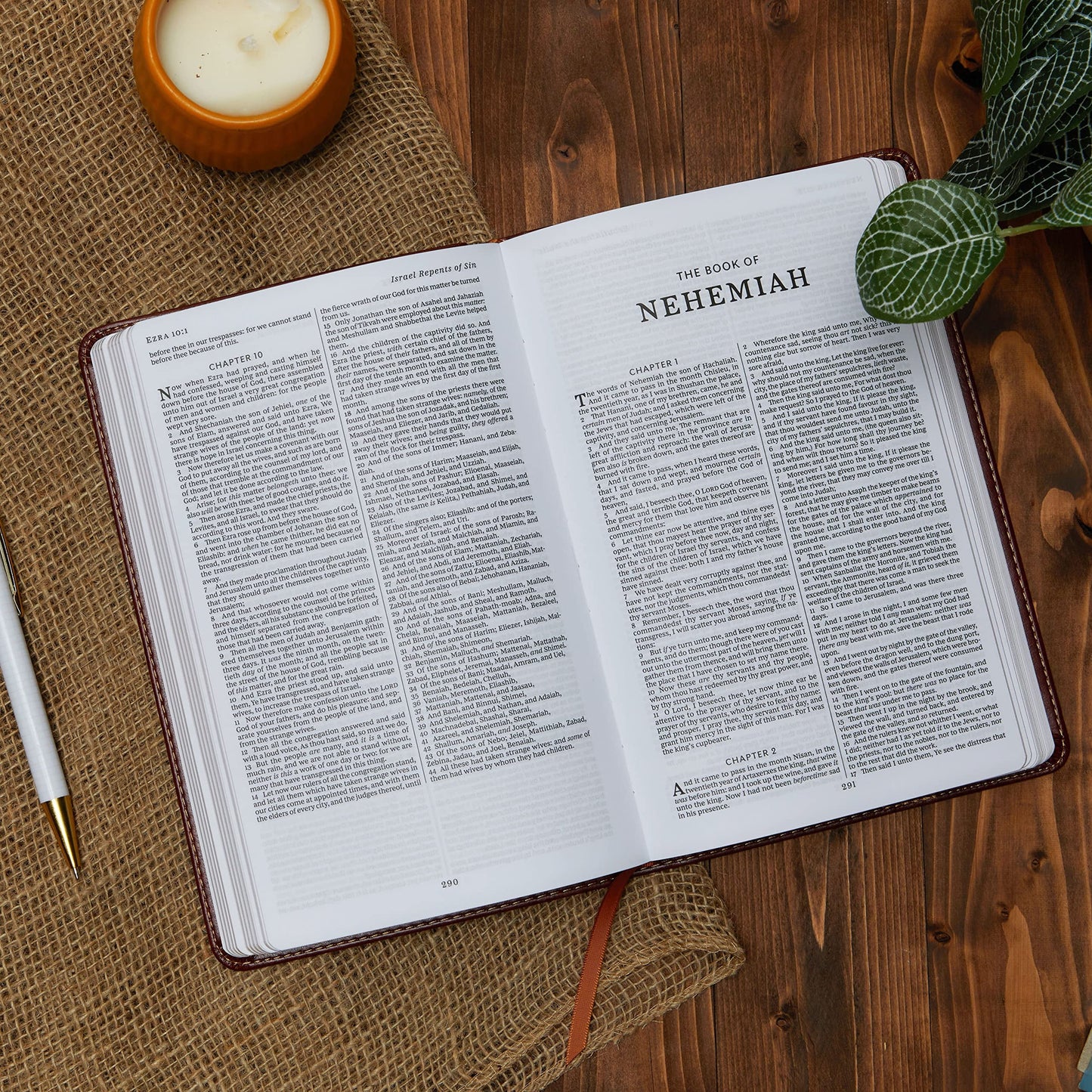 KJV Holy Bible - Elegantly Bound Black Leather-Look Edition, Red Letter Comfort Print, Perfect Gift for Any Occasion