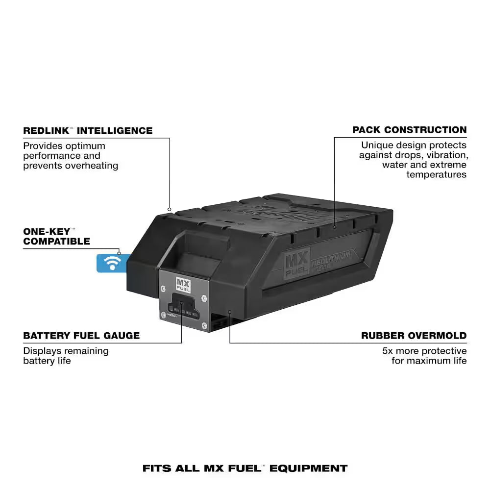 Powerful MX FUEL 3600W/1800W Portable Battery Generator with 3 XC Batteries - Push Start Convenience!