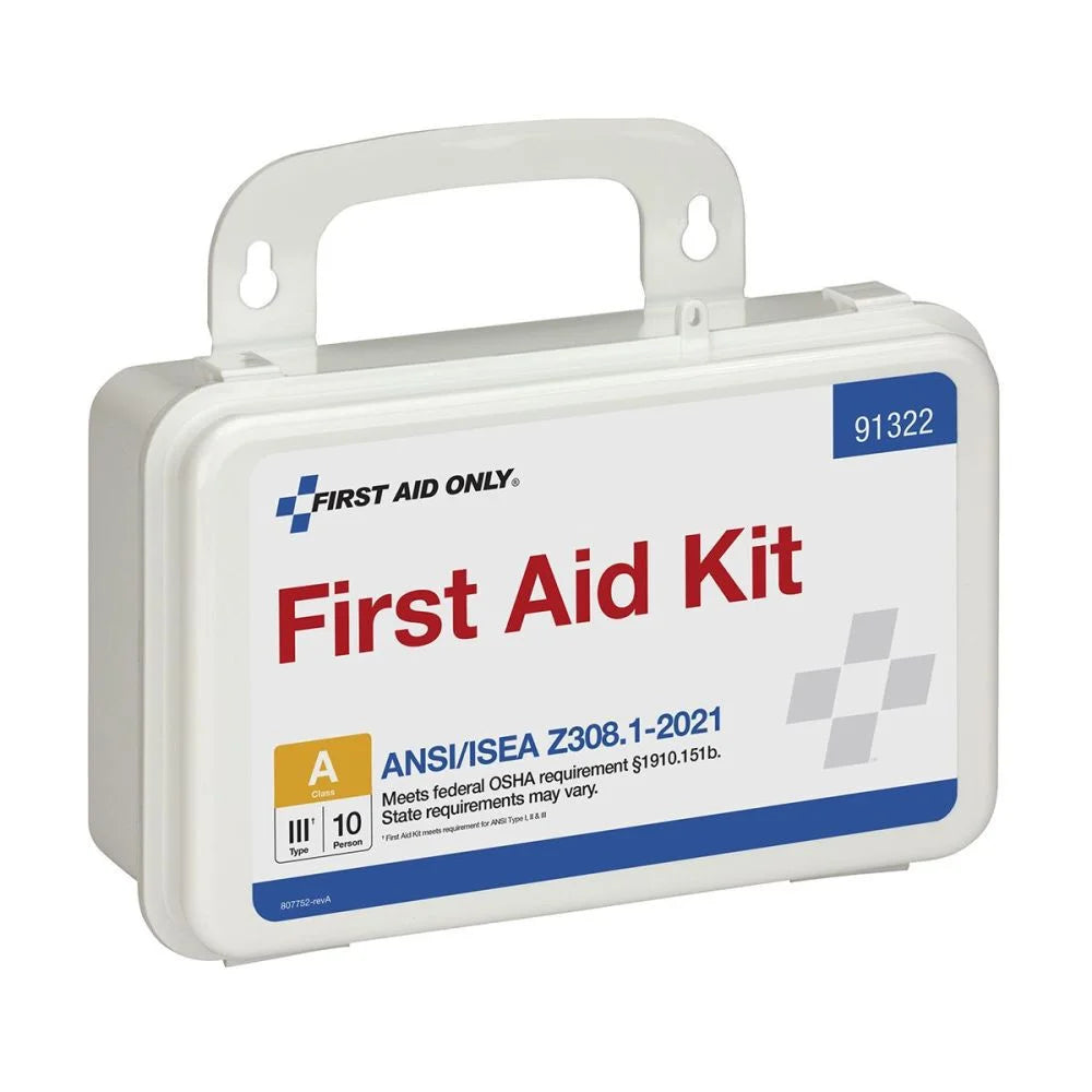 1. OSHA-Compliant Compact First Aid Kit for Emergency Preparedness - Portable Design
2. 10-Person Emergency Medical Kit for Workplace, Home, and Outdoor Safety
3. Durable Type III Case for First Aid Supplies - Lightweight and Organized