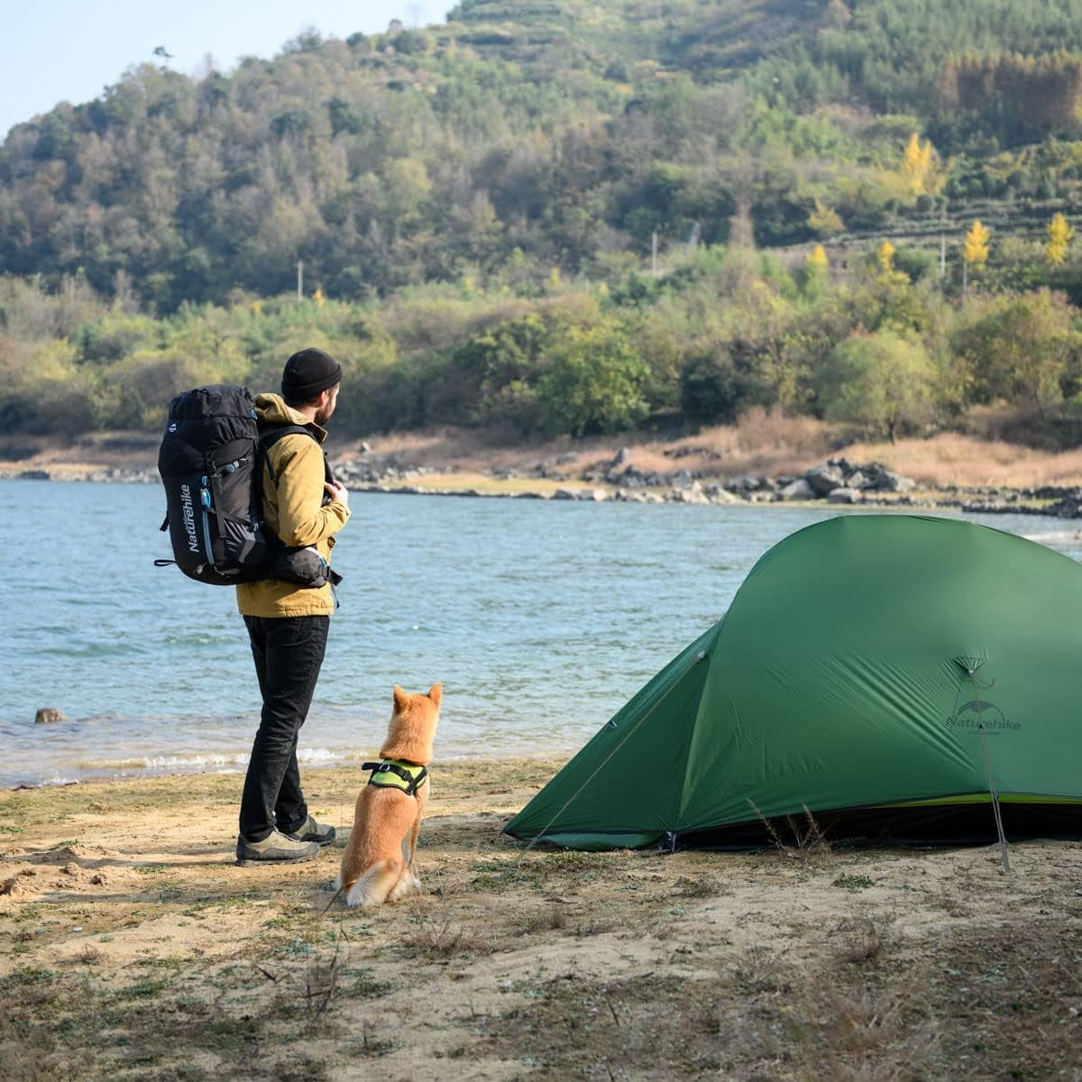 "Naturehike Ultralight 2-Person Free-Standing Tent - lightweight and waterproof for camping and backpacking adventures."