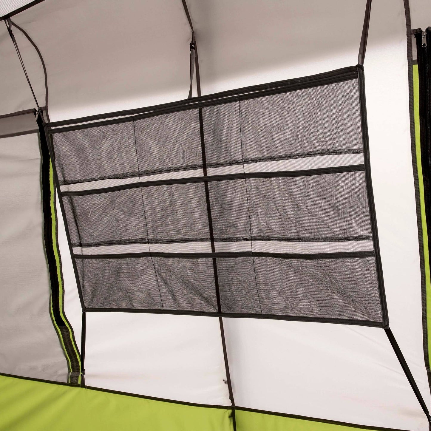 "9-Person Instant Cabin Tent with Screen Room - waterproof, easy setup, and perfect for family camping adventures."