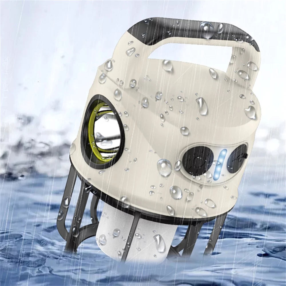 Image of a Rechargeable LED Light featuring USB charging, dual light modes, and a durable design, ideal for camping, bug-out bags, and emergency preparedness, displayed on a clean white background.