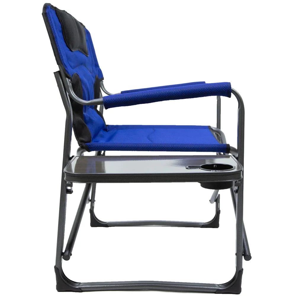 Camping Director Chair XXL, Blue, Adult, 10Lbs