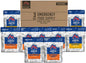 "Mountain House 3-Day Emergency Food Supply - 18 servings of premium freeze-dried meals for emergency prep and outdoor adventures."
