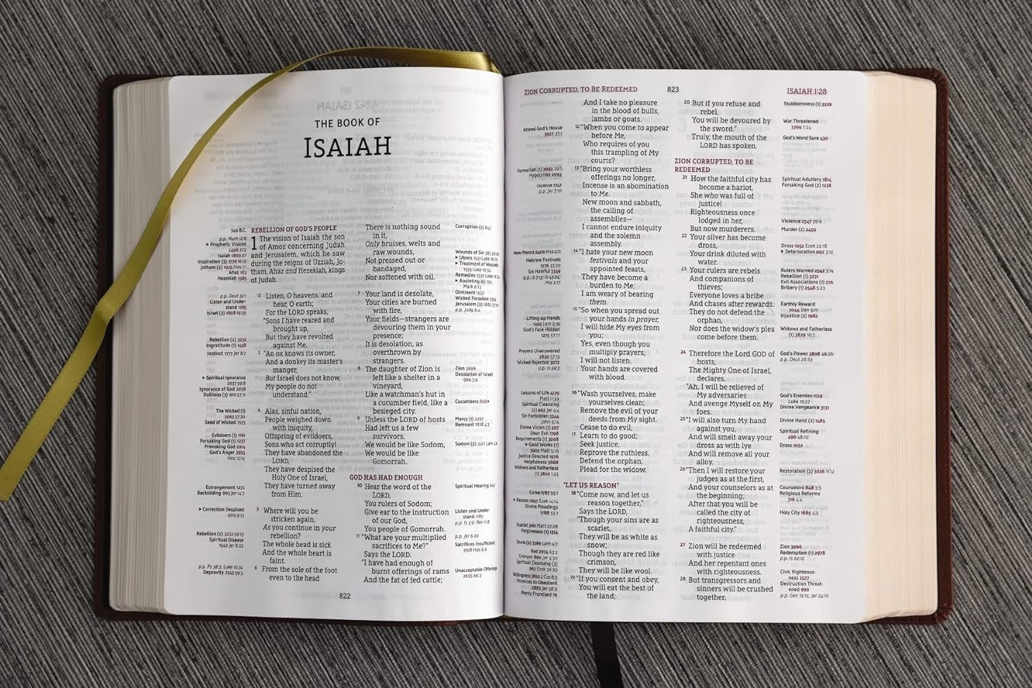 Thompson Chain-Reference Bible, Leathersoft Brown, 1995 Text, Red Letter, Comfort Print - Durable Hardcover Edition