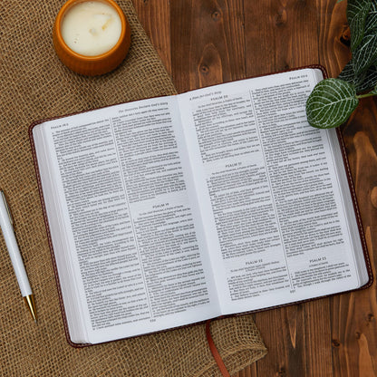 KJV Holy Bible - Elegantly Bound Black Leather-Look Edition, Red Letter Comfort Print, Perfect Gift for Any Occasion