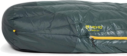 NEMO Riff 30 Long Sleeping Bag for Men - Blaze/Deep Water Color