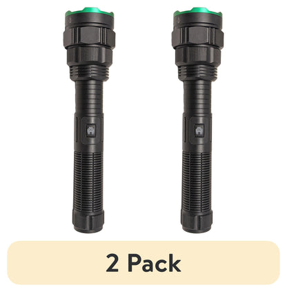 1-Mile Rechargeable Tactical Flashlight - 2 Pack, 1000 Lumens Ultra-Bright COB LED, Durable & Versatile