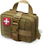 Tactical Upgrade Molle Rip-Away IFAK Pouch – Compact Medical Utility First Aid Kit for EMTs and Outdoor Adventures