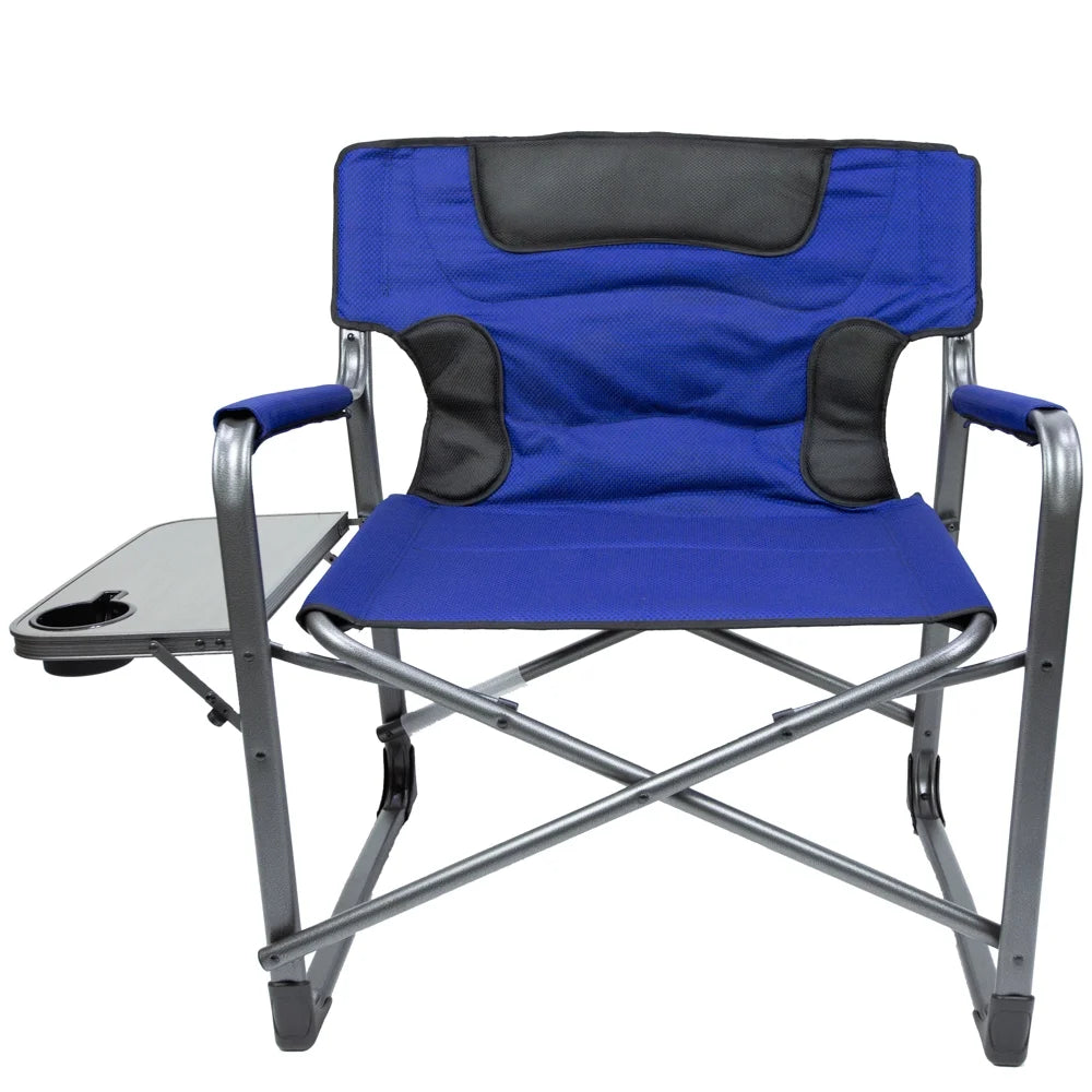 Camping Director Chair XXL, Blue, Adult, 10Lbs