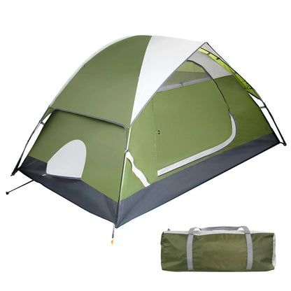 Image of an ultralight 5lb waterproof emergency prep tent, featuring durable materials, ventilated design, and gear organization options, ideal for camping and bug-out bags, displayed on a clean white background.
