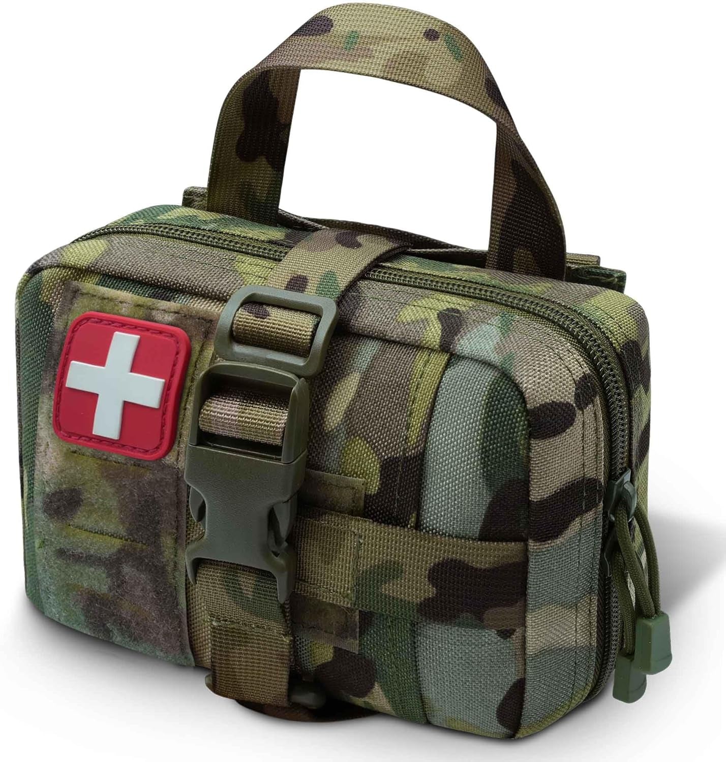 Tactical Upgrade Molle Rip-Away IFAK Pouch – Compact Medical Utility First Aid Kit for EMTs and Outdoor Adventures