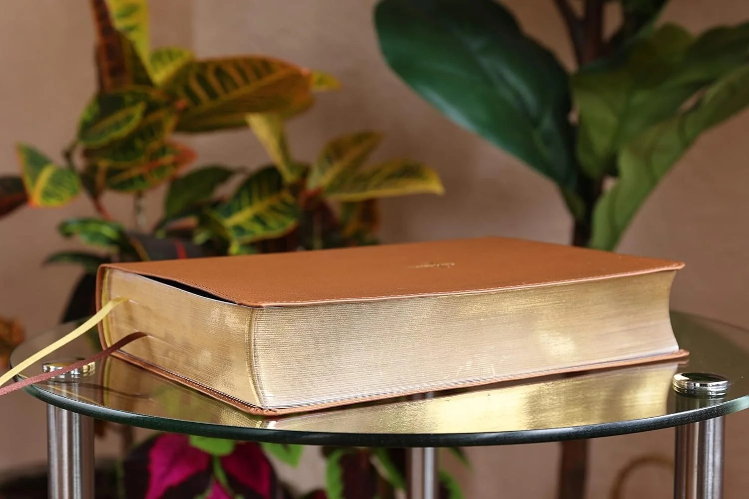 Thompson Chain-Reference Bible, Leathersoft Brown, 1995 Text, Red Letter, Comfort Print - Durable Hardcover Edition
