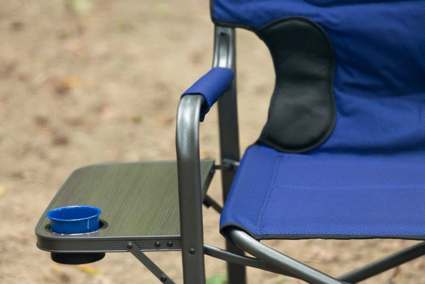 Camping Director Chair XXL, Blue, Adult, 10Lbs