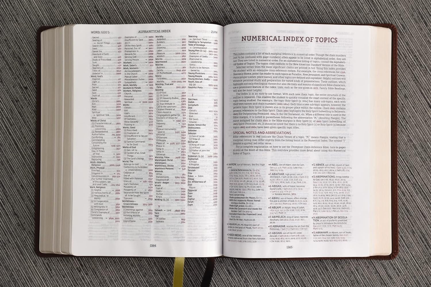Thompson Chain-Reference Bible, Leathersoft Brown, 1995 Text, Red Letter, Comfort Print - Durable Hardcover Edition
