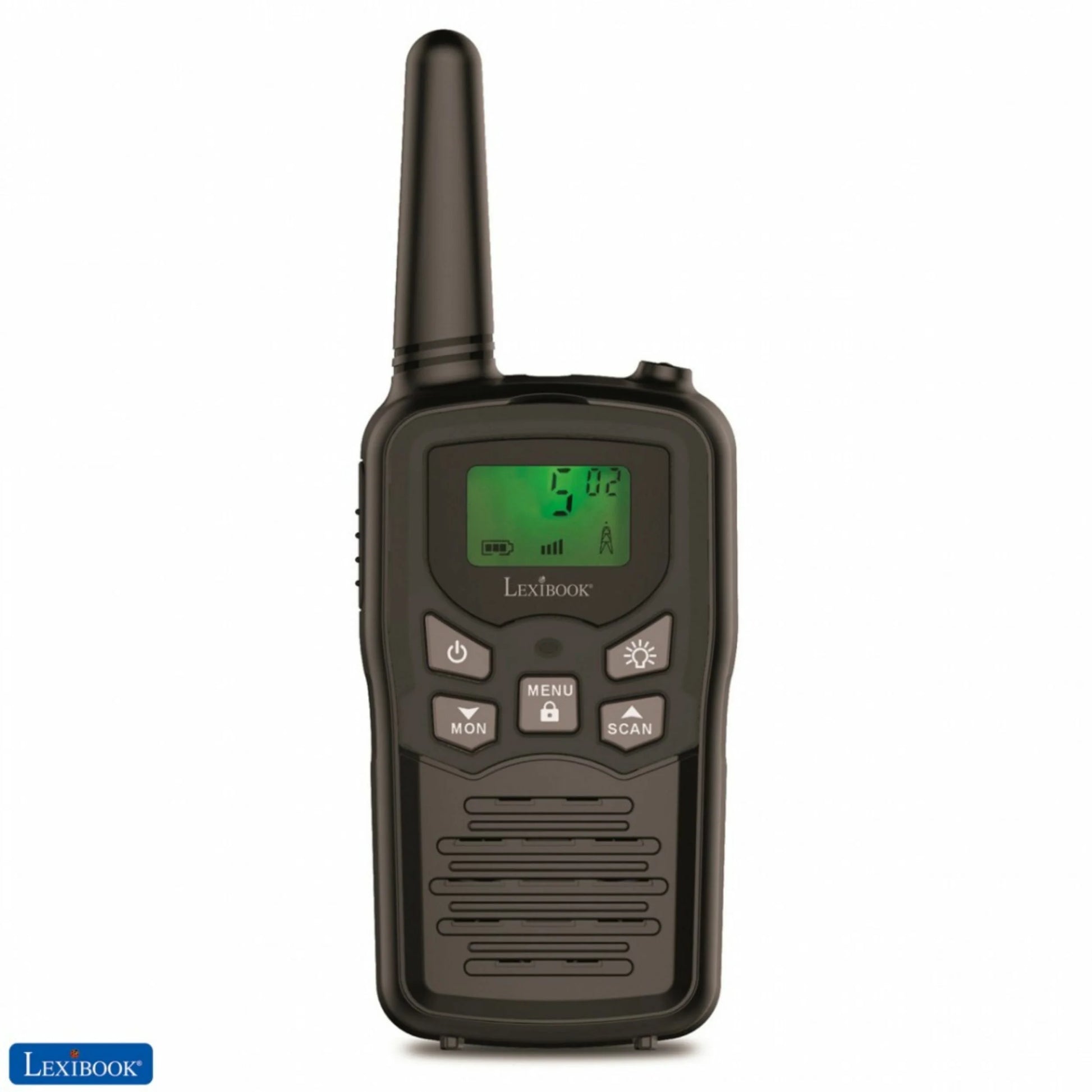  "High-Performance Black Digital Walkie Talkies – 5-mile range, 8 channels, and LCD screen for outdoor adventures."
