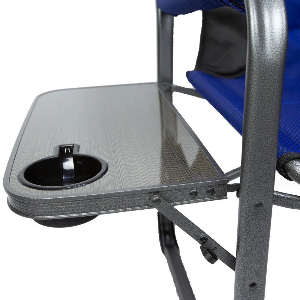 Camping Director Chair XXL, Blue, Adult, 10Lbs