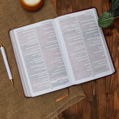KJV Holy Bible - Elegantly Bound Black Leather-Look Edition, Red Letter Comfort Print, Perfect Gift for Any Occasion
