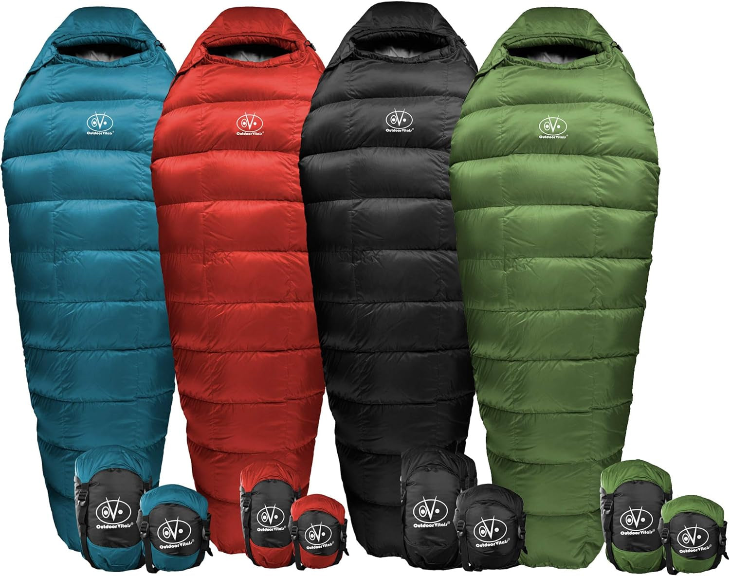 Ultralight Summit Mummy Sleeping Bag – 800+ Fill Power, Under 2lbs for Ultimate Hiking & Camping Comfort