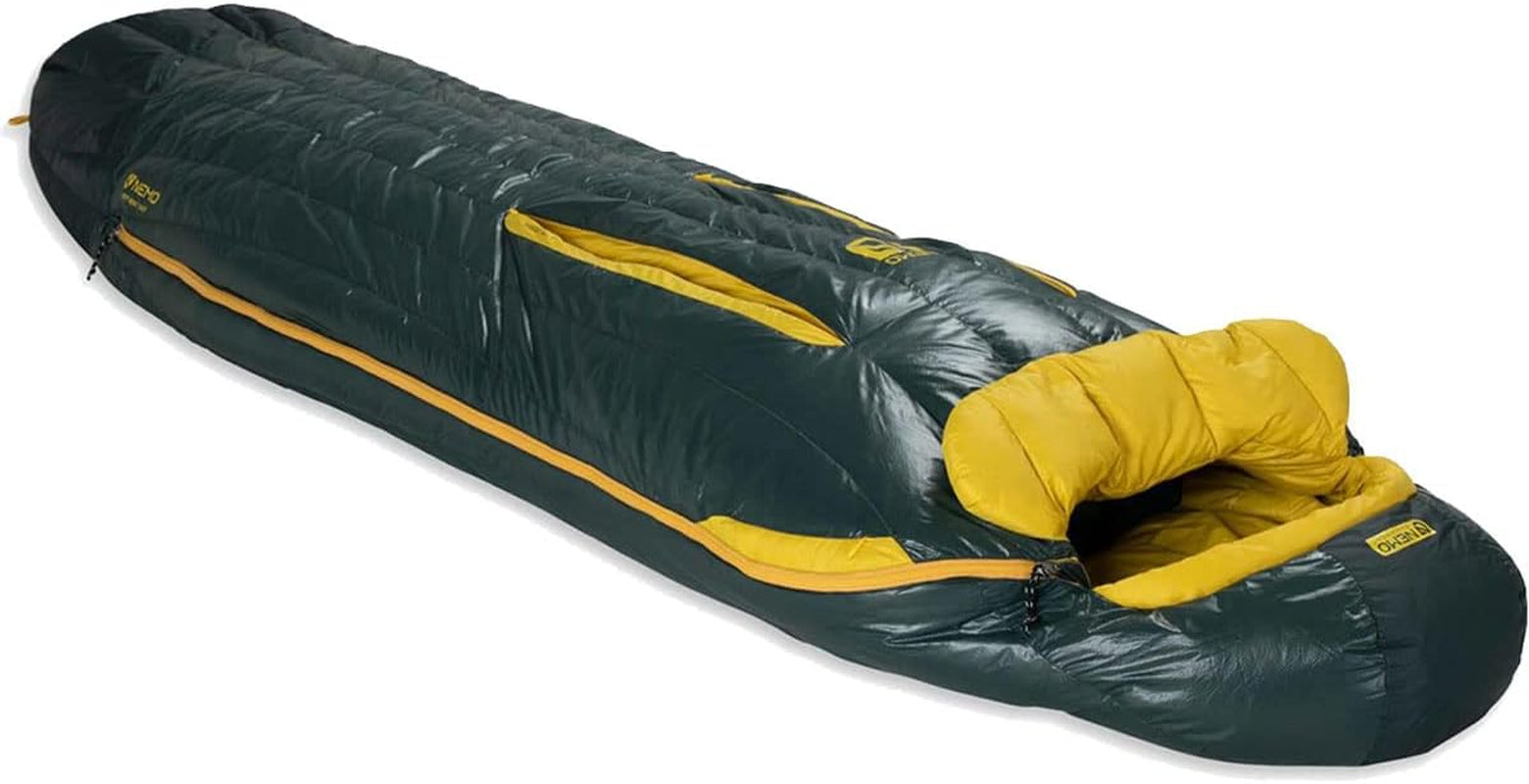 NEMO Riff 30 Long Sleeping Bag for Men - Blaze/Deep Water Color