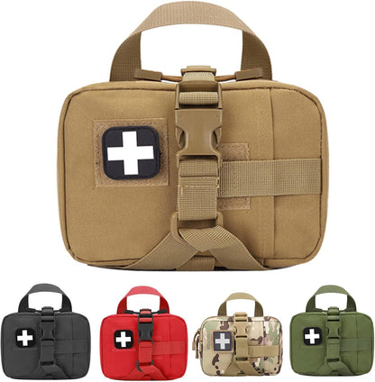 Tactical Upgrade Molle Rip-Away IFAK Pouch – Compact Medical Utility First Aid Kit for EMTs and Outdoor Adventures