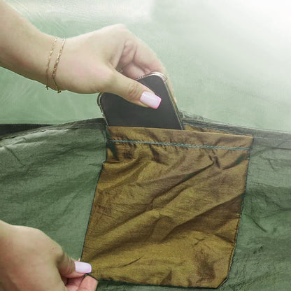 Ultimate Lightweight Camping Hammock - Double & Single Size with Tree Straps for Hiking, Beach, and Travel Adventures!