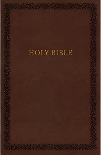 NIV Holy Bible Soft Touch Imitation Leather Edition in Brown - Comfort Print Hardcover
