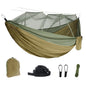 Ultimate Lightweight Camping Hammock - Double & Single Size with Tree Straps for Hiking, Beach, and Travel Adventures!