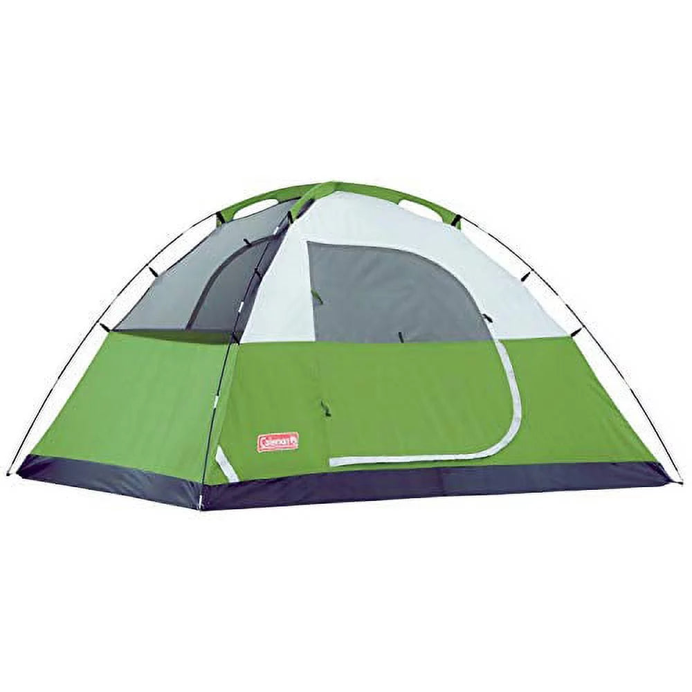 Sundome 4-Person Dome Camping Tent, 1 Room, Green